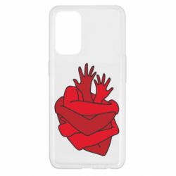 Чехол для Oppo Reno 5 4G Heart out of hands - PrintSalon