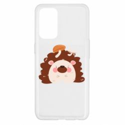 Чехол для Oppo Reno 5 4G Hedgehog with mushrooms - PrintSalon