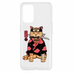 Чехол для Oppo Reno 5 4G Japanese Akatsuki cat - PrintSalon