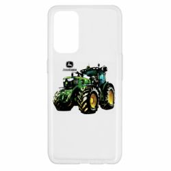 Чохол для Oppo Reno 5 4G John Deere Tractor and logo - PrintSalon