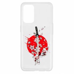 Чехол для Oppo Reno 5 4G katana in sakura