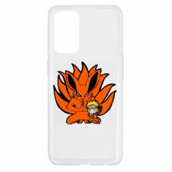 Чехол для Oppo Reno 5 4G Kurama And Naruto - PrintSalon