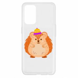 Чехол для Oppo Reno 5 4G Little hedgehog in a hat - PrintSalon