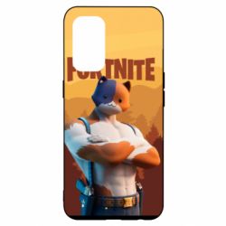 Чехол для Oppo Reno 5 4G Meowscles and logo - PrintSalon