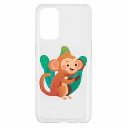 Чехол для Oppo Reno 5 4G Monkey. Fuck You - PrintSalon