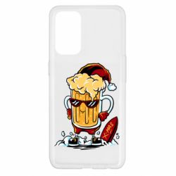 Чехол для Oppo Reno 5 4G New Year's beer - PrintSalon