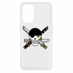 Чехол для Oppo Reno 5 4G One Piece Zoro logo - PrintSalon