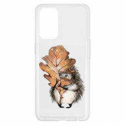 Чехол для Oppo Reno 5 4G Осенний ежик - PrintSalon