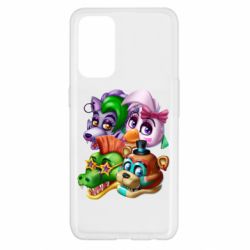 Чехол для Oppo Reno 5 4G Персонажи FNAF - PrintSalon