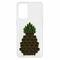 Чехол для Oppo Reno 5 4G Pineapple cat - PrintSalon