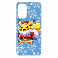 Чохол для Oppo Reno 5 4G Santa Claus Pikachu - PrintSalon