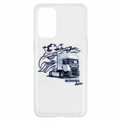 Чехол для Oppo Reno 5 4G Scania watercolor art - PrintSalon
