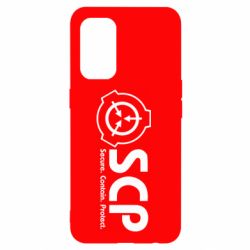 Чохол для Oppo Reno 5 4G SCP logo text - PrintSalon