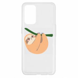 Чехол для Oppo Reno 5 4G Sloth on a branch - PrintSalon