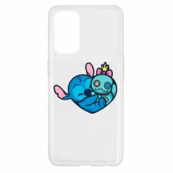 Чехол для Oppo Reno 5 4G Стич с куклой - PrintSalon