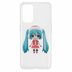 Чехол для Oppo Reno 5 4G Winter Hatsune Miku