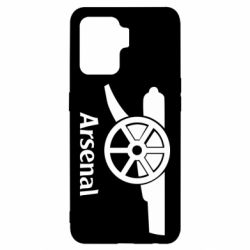 Чехол для Oppo Reno 5 Lite Arsenal simple logo - PrintSalon