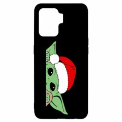 Чохол для Oppo Reno 5 Lite Baby Yoda Santa - PrintSalon