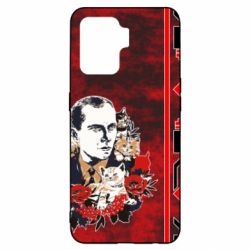 Чохол для Oppo Reno 5 Lite Батько наш Бандера Мяу! - PrintSalon