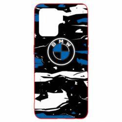 Чехол для Oppo Reno 5 Lite BMW logo and art background - PrintSalon