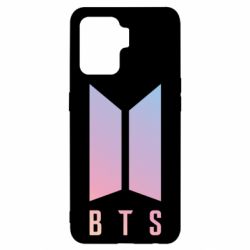 Чехол для Oppo Reno 5 Lite BTS gradient logo - PrintSalon