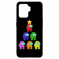 Чохол для Oppo Reno 5 Lite Christmas Tree Among Us - PrintSalon