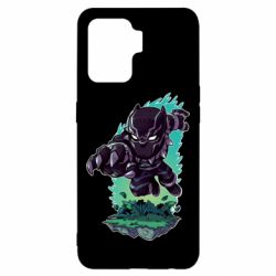 Чехол для Oppo Reno 5 Lite Cute Black panther - PrintSalon