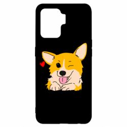 Чехол для Oppo Reno 5 Lite Cute Corgi Puppy - PrintSalon