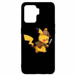 Чехол для Oppo Reno 5 Lite Cute Detective Pikachu - PrintSalon