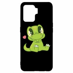 Чехол для Oppo Reno 5 Lite Cute dinosaur - PrintSalon