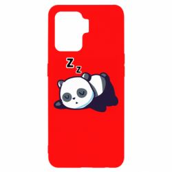 Чехол для Oppo Reno 5 Lite Cute panda sleeping - PrintSalon