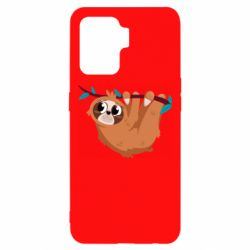 Чехол для Oppo Reno 5 Lite Cute sloth - PrintSalon