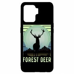 Чехол для Oppo Reno 5 Lite Forest deer - PrintSalon