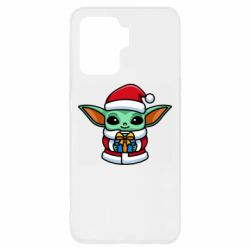 Чехол для Oppo Reno 5 Lite Grogu Santa Claus - PrintSalon