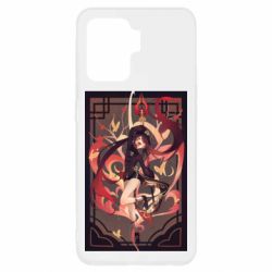 Чохол для Oppo Reno 5 Lite Ху Тао з Хомою - PrintSalon