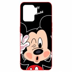 Чехол для Oppo Reno 5 Lite Mickey Kiss - PrintSalon