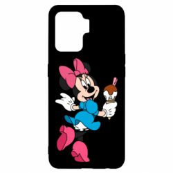 Чохол для Oppo Reno 5 Lite Minnie Mouse and Ice Cream - PrintSalon