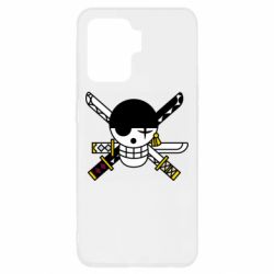 Чехол для Oppo Reno 5 Lite One Piece Zoro logo
