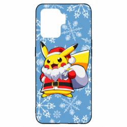 Чохол для Oppo Reno 5 Lite Santa Claus Pikachu - PrintSalon