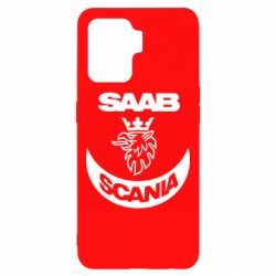 Чехол для Oppo Reno 5 Lite Scania SAAB logo - PrintSalon