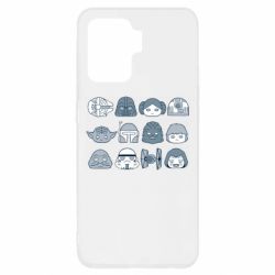 Чехол для Oppo Reno 5 Lite Star wars icons - PrintSalon