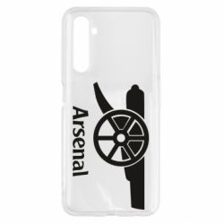 Чехол для Realme 6 Arsenal simple logo - PrintSalon