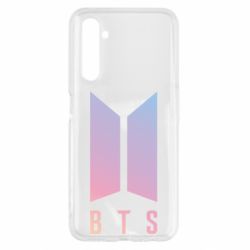 Чехол для Realme 6 BTS gradient logo - PrintSalon