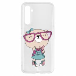 Чехол для Realme 6 Cute bear - PrintSalon