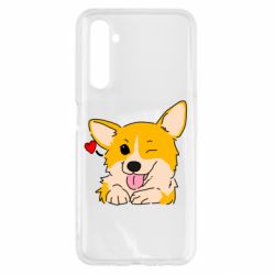 Чохол для Realme 6 Cute Corgi Puppy