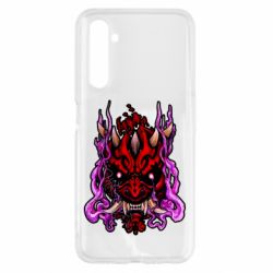 Чехол для Realme 6 Darth Maul Japanese mask - PrintSalon