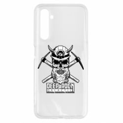 Чехол для Realme 6 Deep Rock Galactic skull - PrintSalon