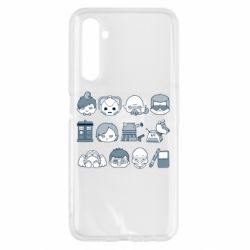 Чехол для Realme 6 Doctor who icons - PrintSalon
