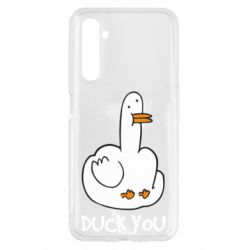 Чехол для Realme 6 Duck you - PrintSalon