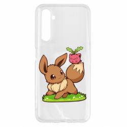 Чохол для Realme 6 Eevee with Hoppip - PrintSalon